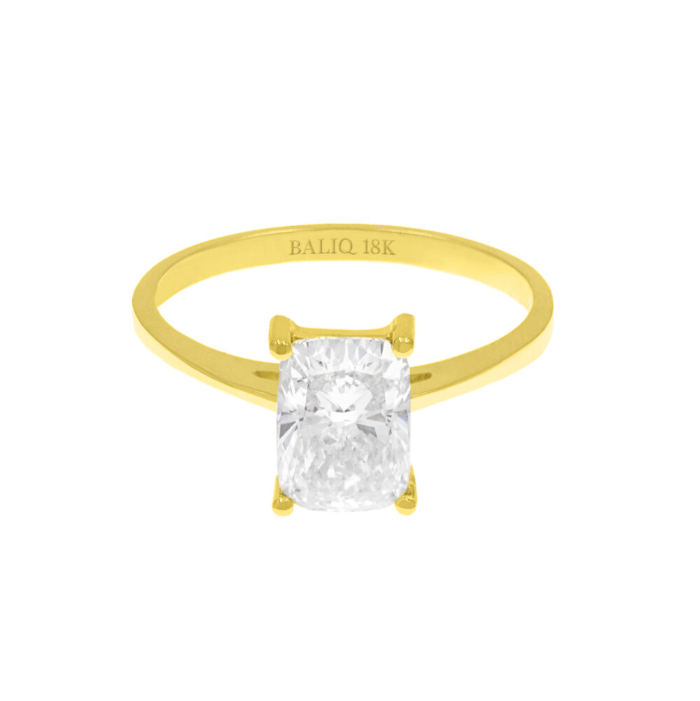 Anillo de Compromiso Oro 18k con Diamante Lab Grown