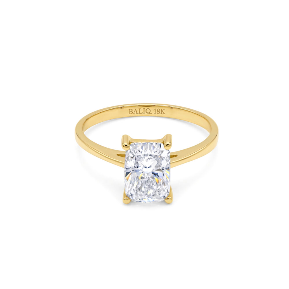Anillo de Compromiso Oro 18k con Diamante Lab Grown
