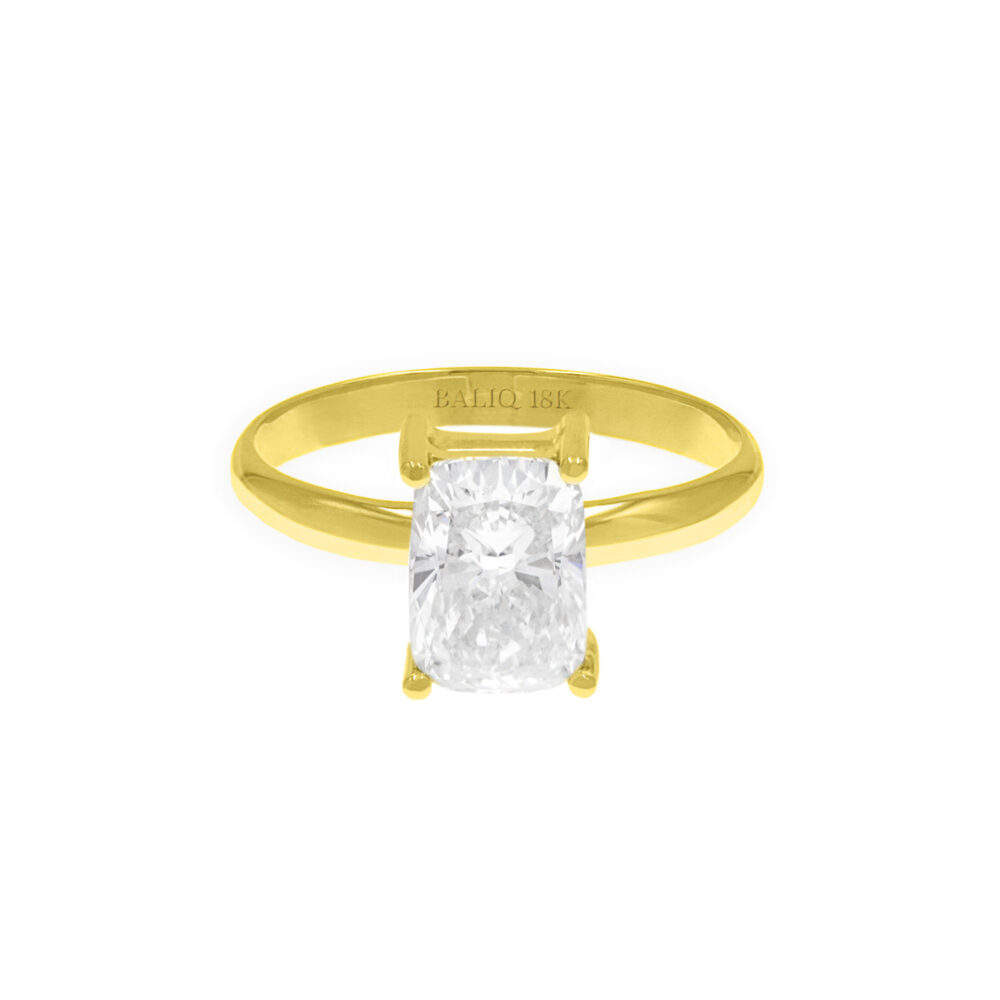 Anillo de Compromiso Oro 18k con Diamante Lab Grown