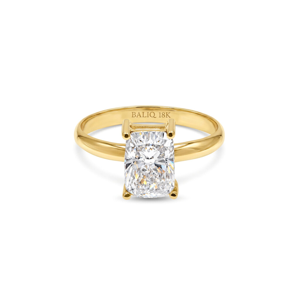 Anillo de Compromiso Oro 18k con Diamante Lab Grown