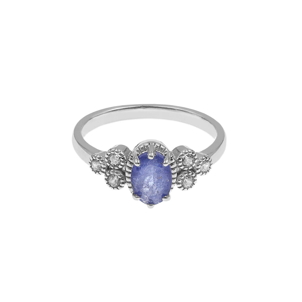 Anillo Tanzanita Plata 925