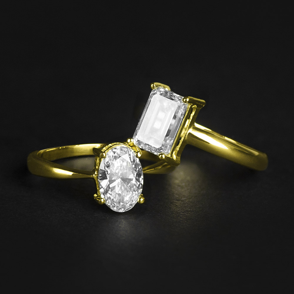 Diamantes lab grown vista celular