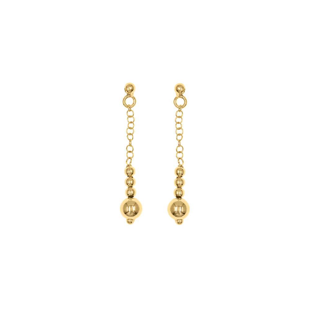 Aretes Acolgante Goldensilver