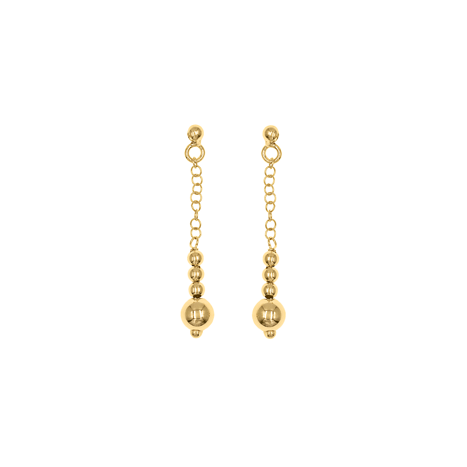 - Aretes Acolgante Goldensilver