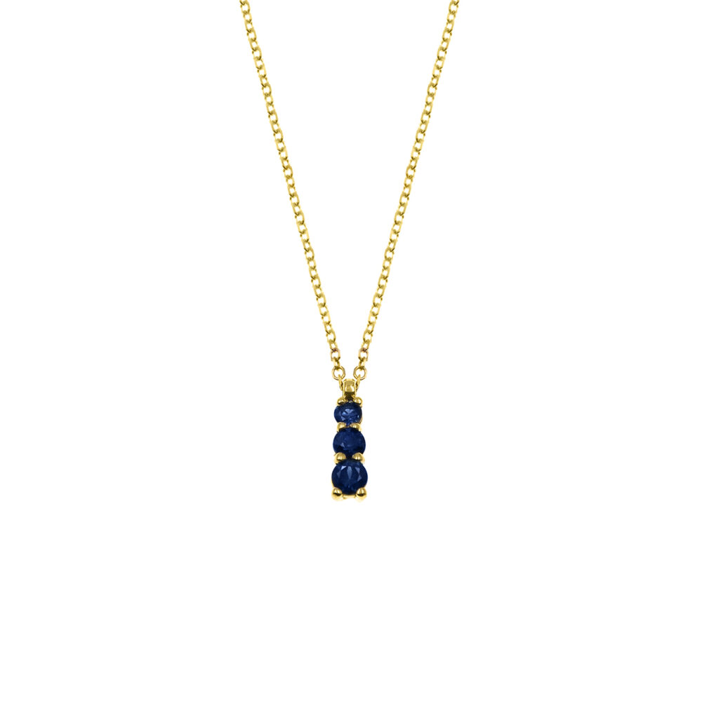 Colla Zafiro Oro 18K