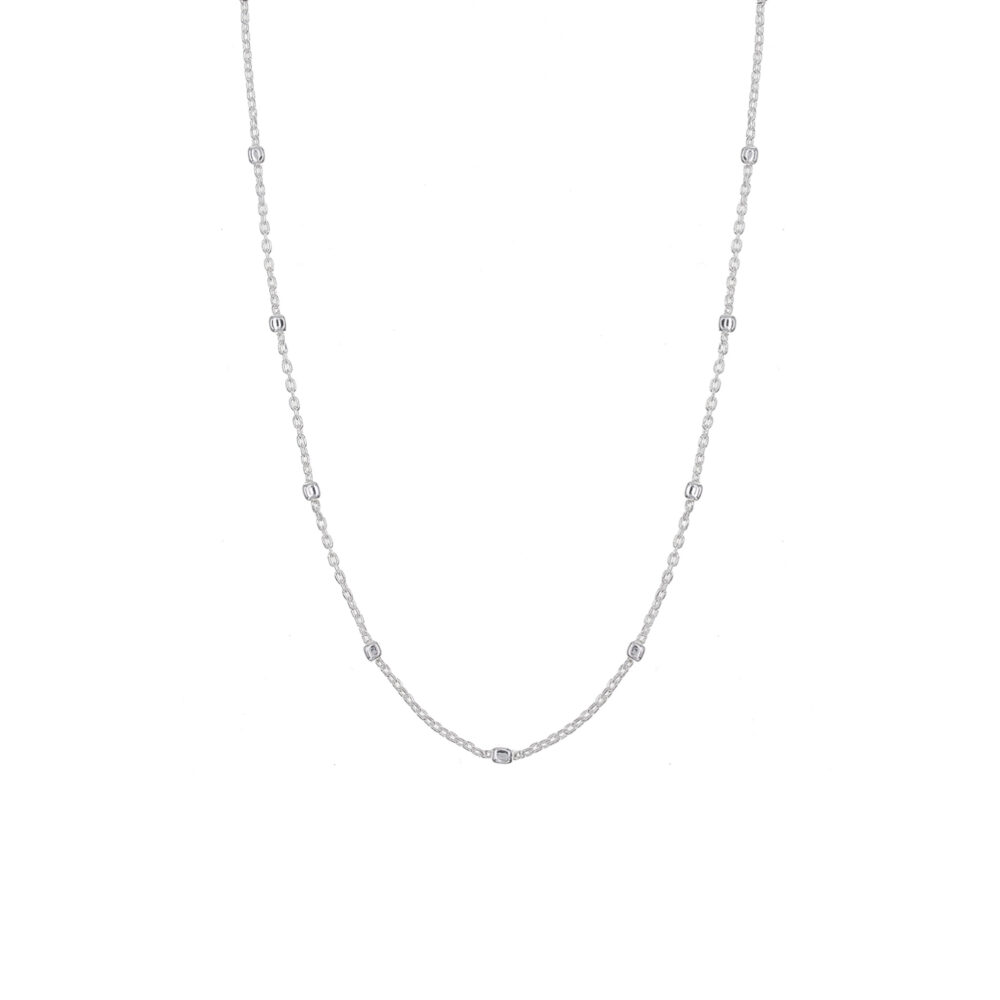 Collar Cubos Plata 925