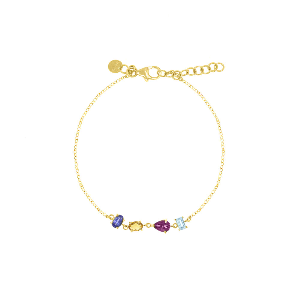 Pulsera Multicolor Oro 18K
