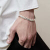 - Pulsera Trenzado Plata 925 Hombre