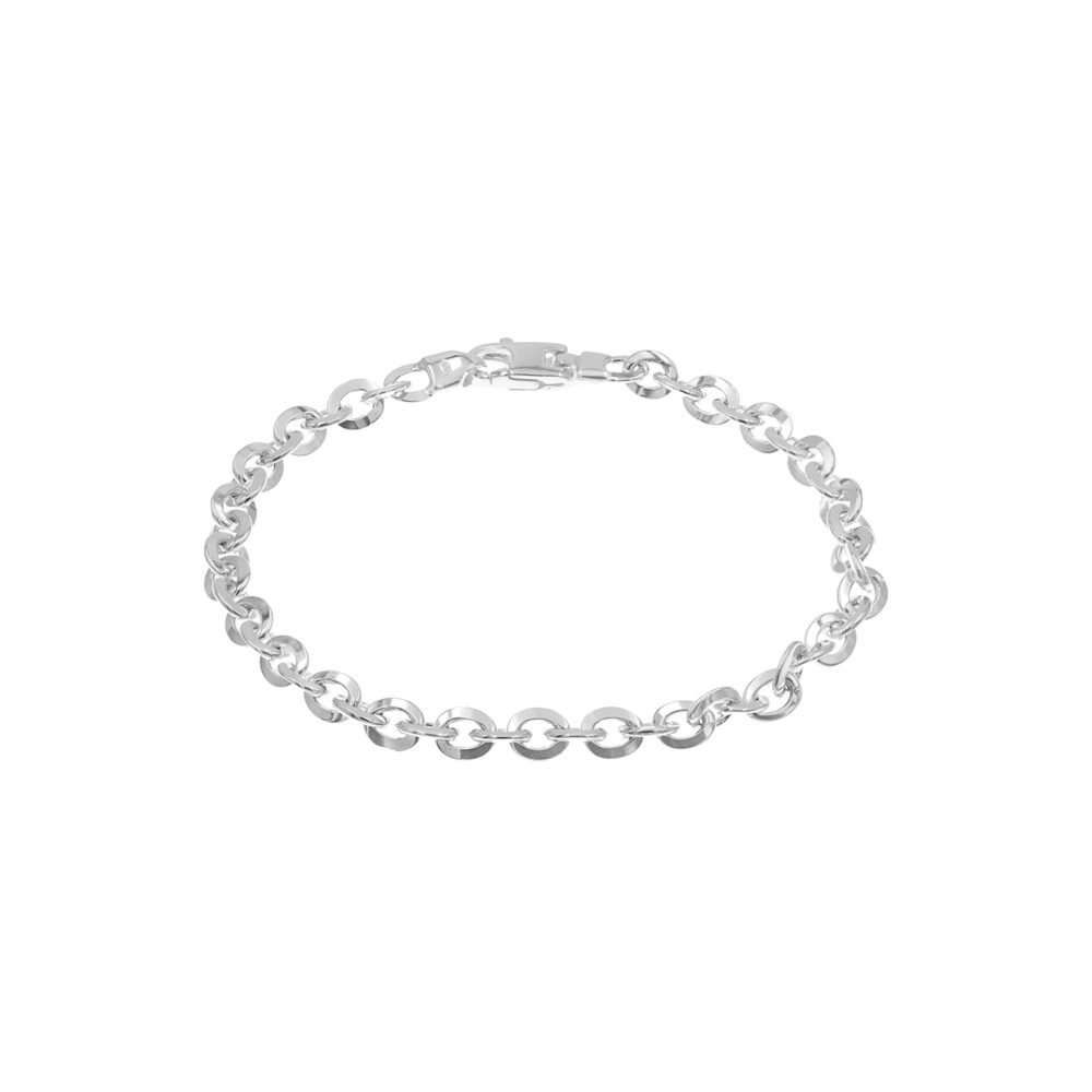 Pulsera Eslabones Plata 925 Hombre