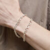- Pulsera Eslabones Plata 925 Hombre