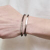 - Pulsera Cilindros Plata 925 Hombre