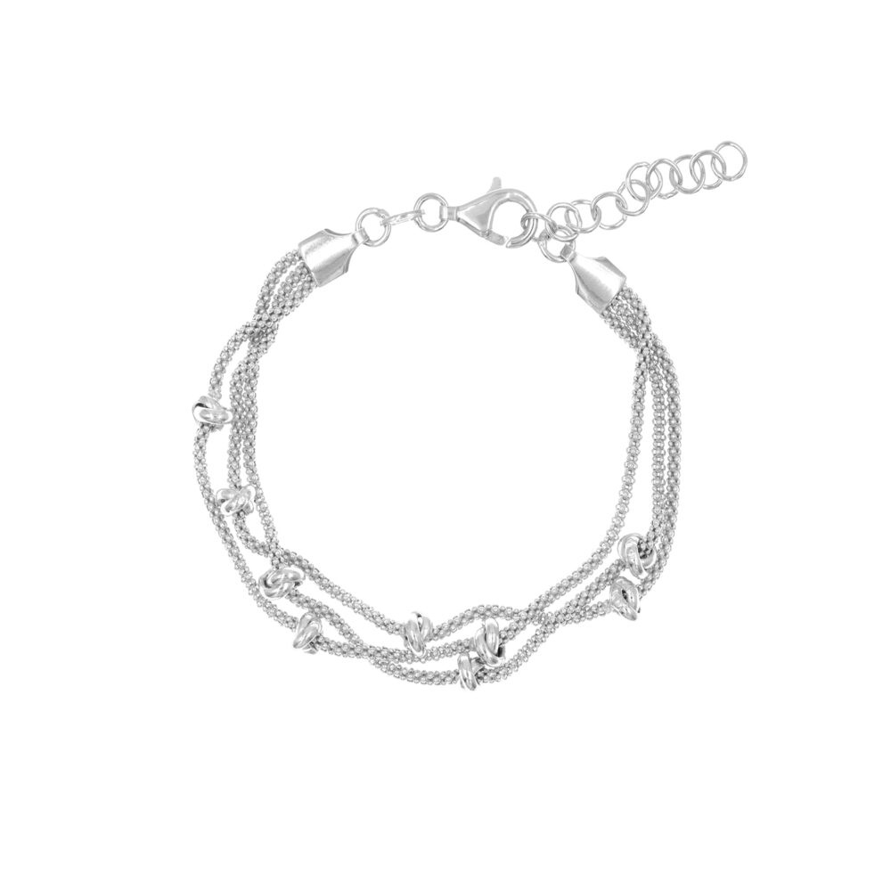 Pulsera Knots Espiga Plata 925