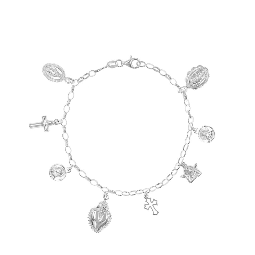 Pulsera Medalla Plata 925