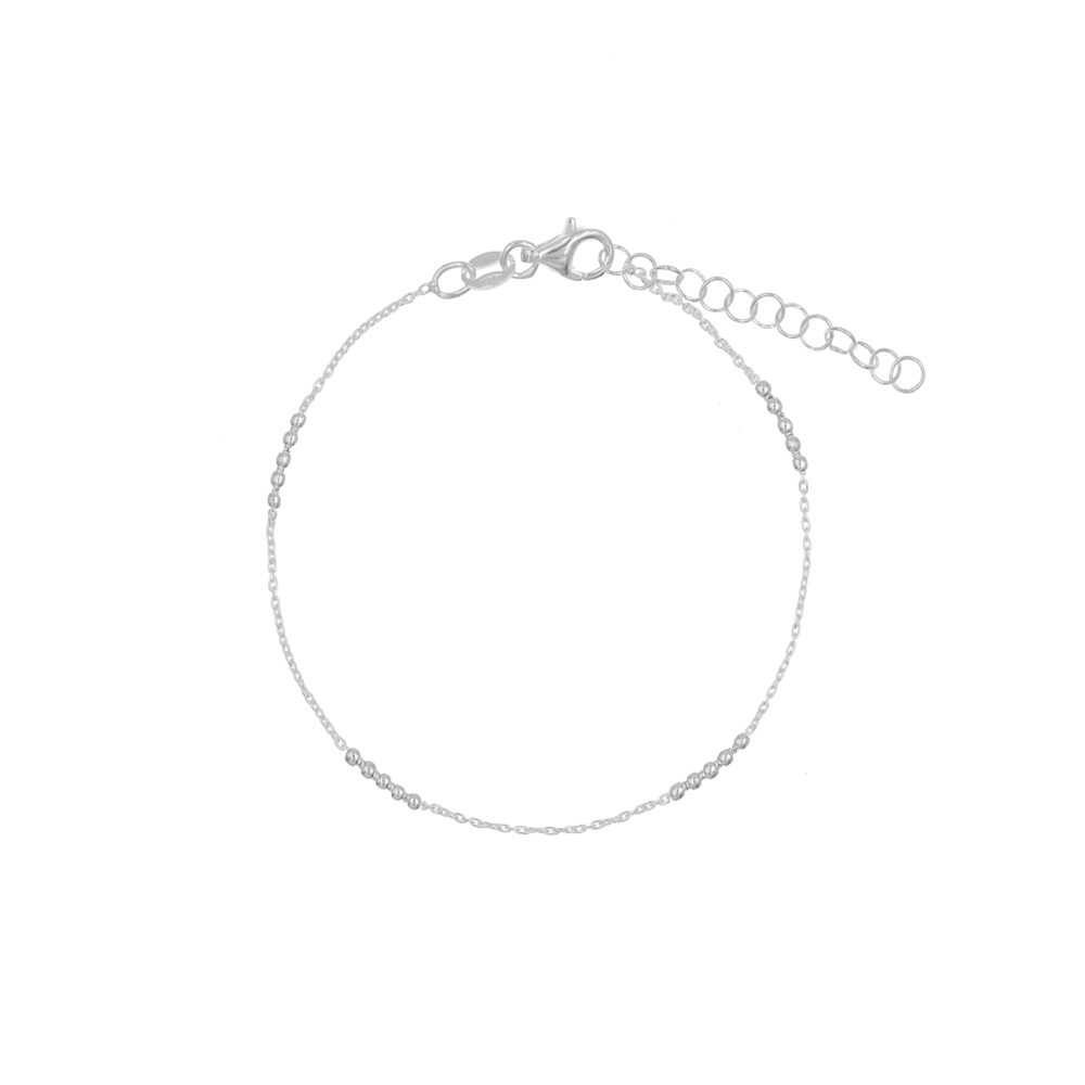 Pulsera Bolitas Plata 925