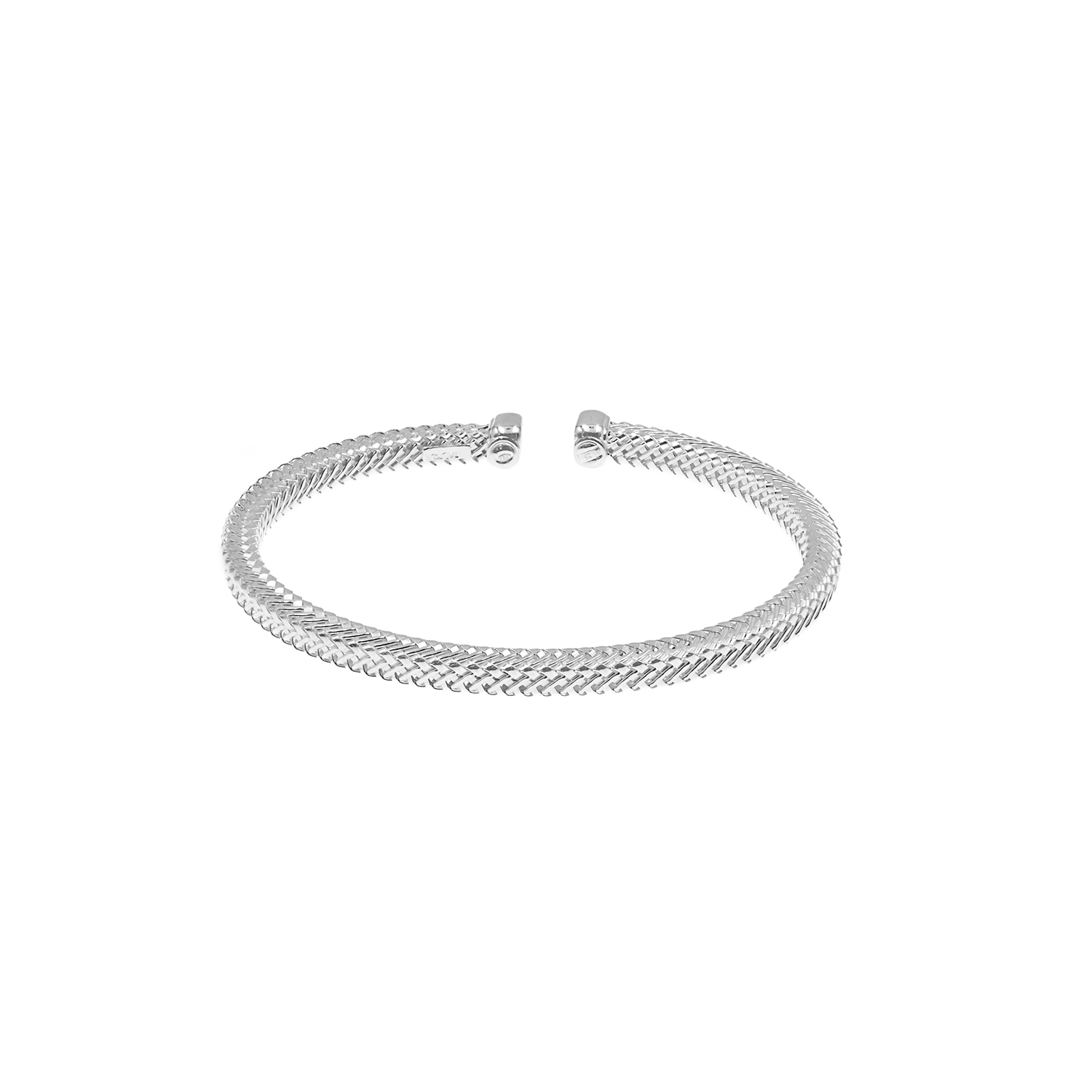 - Pulsera Acanalada Plata 925