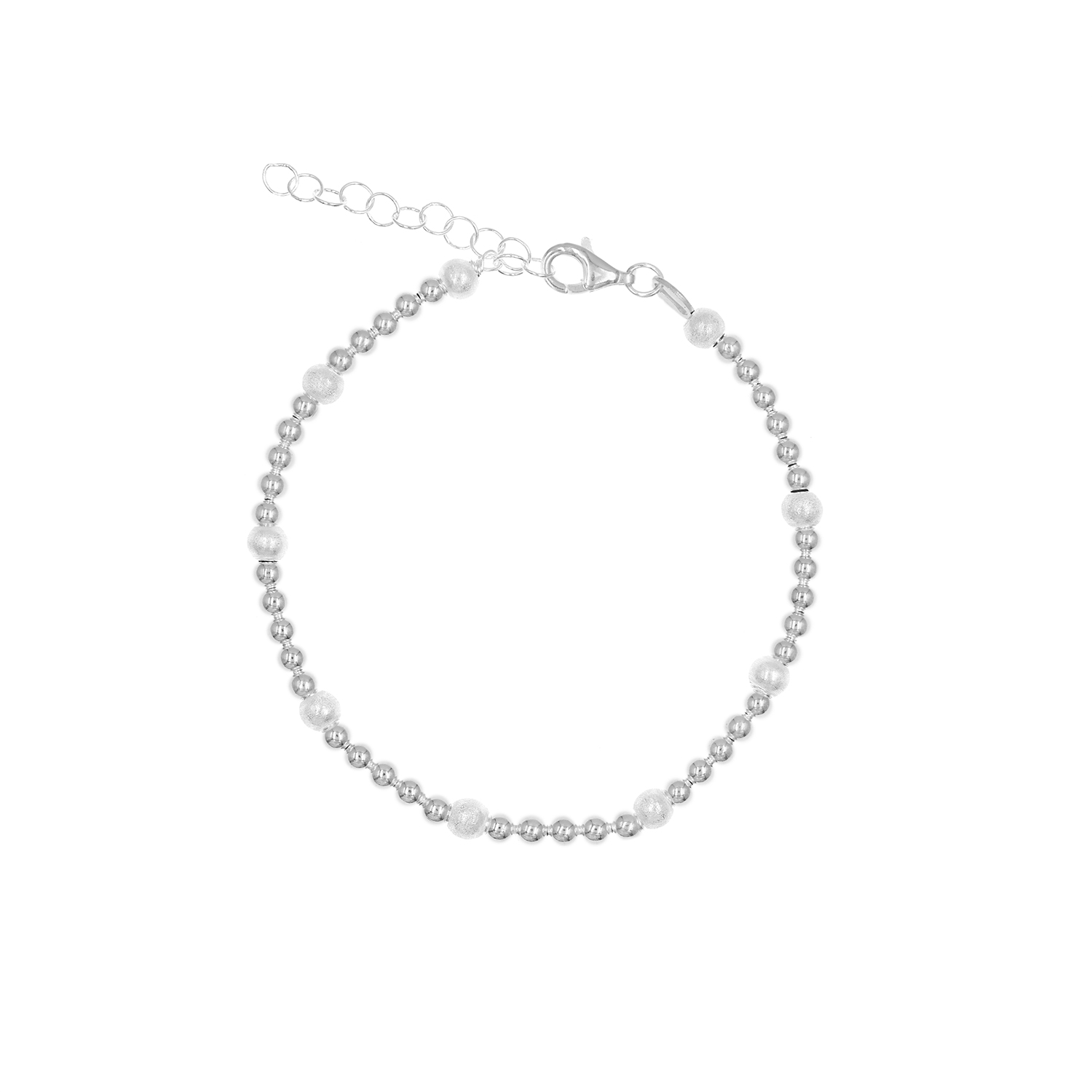 - Pulsera Bolitas Plata 925