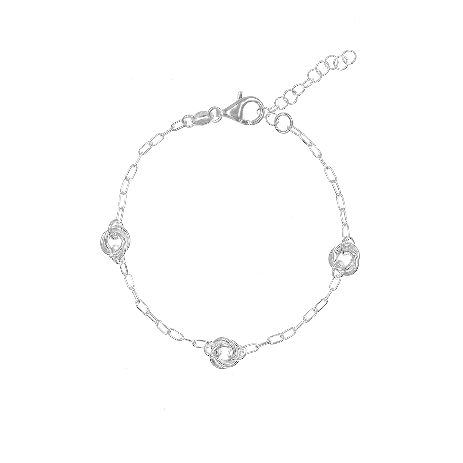 - Pulsera Knots en Plata 925