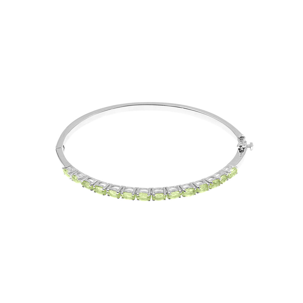 Pulsera Peridoto Plata 925