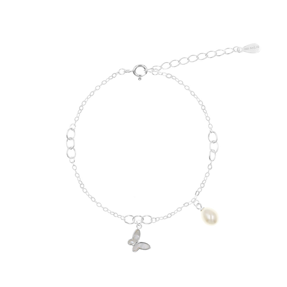 Pulsera Perla Plata 925
