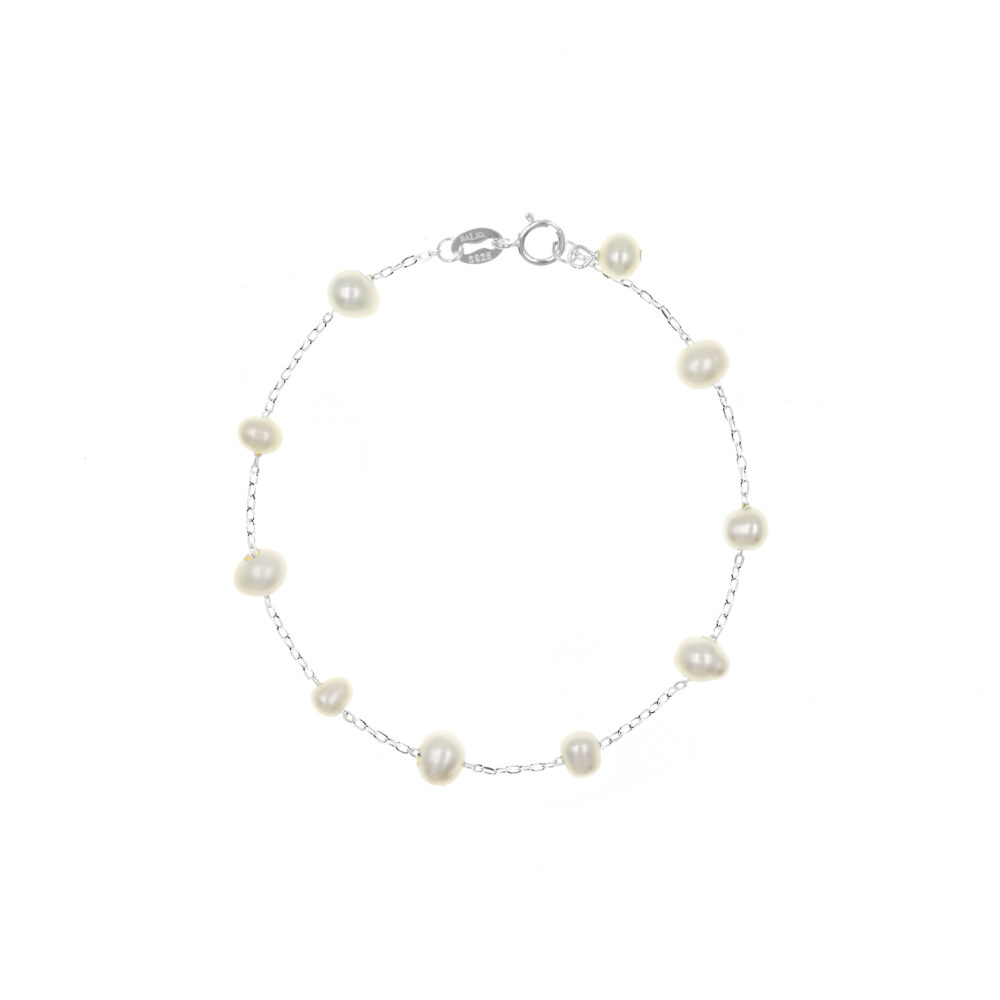 Pulsera Perlas Plata 925