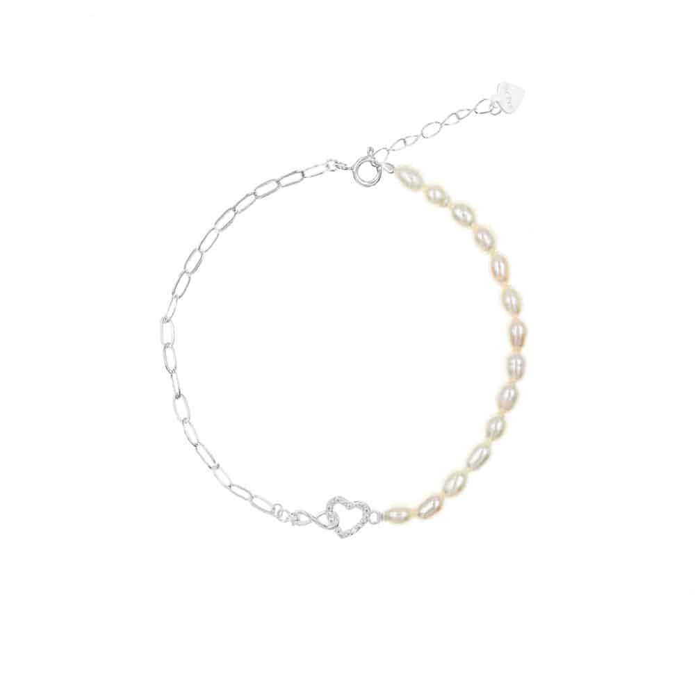 Pulsera Perla Plata 925