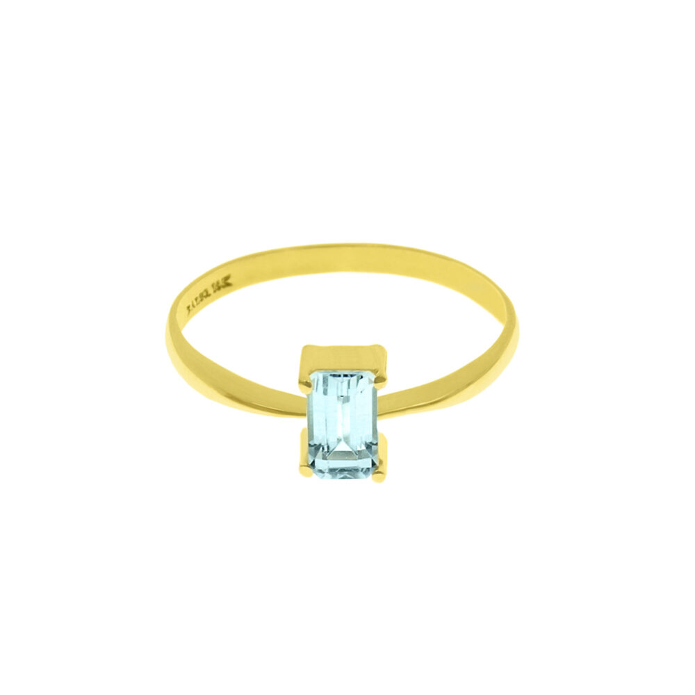 Anillo Topacio SKY Casual Oro 18K
