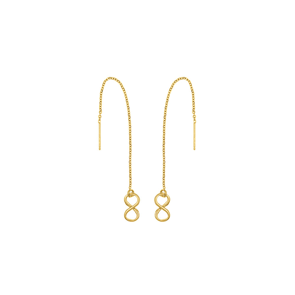 Aretes Infinito GoldenSilver