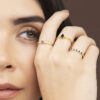 - Anillo Zafiro Oro 18K & Brillantes