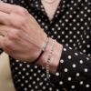 - Pulsera Grumeta Plana Plata 925
