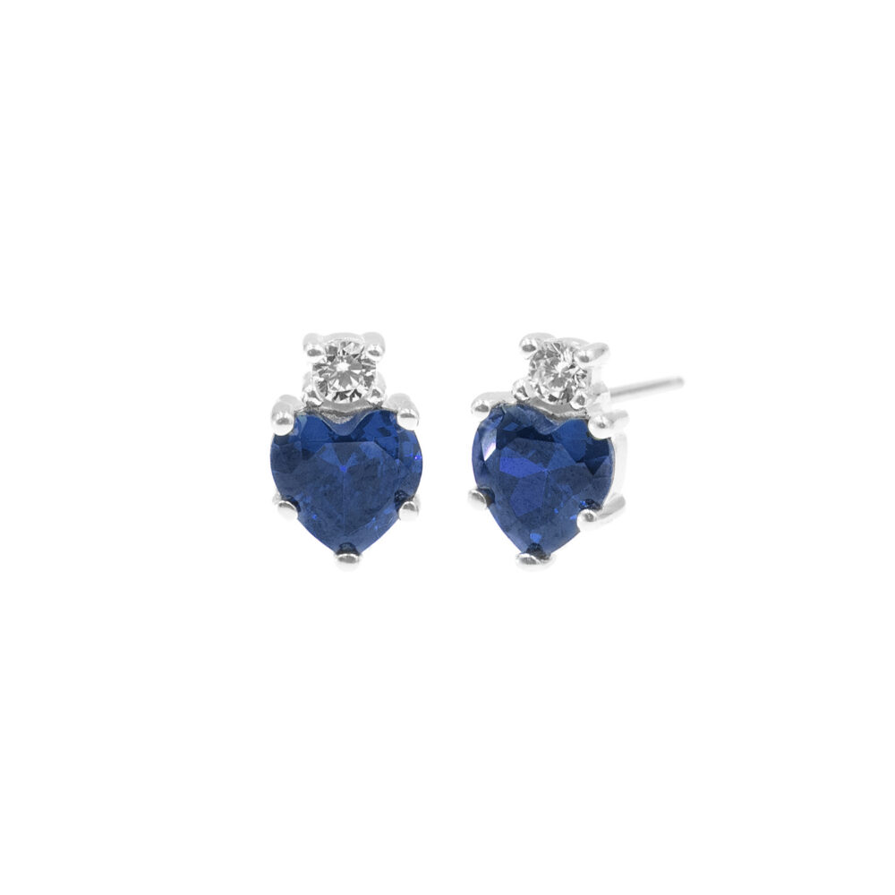 Aretes Corazón Lani Plata 925