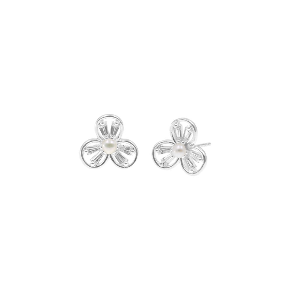 Aretes Perla Imperial Plata 925