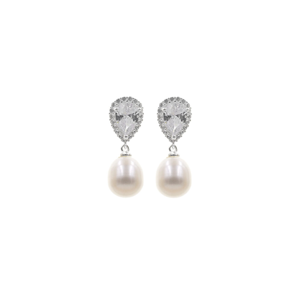 Aretes Perla Ilaria Plata 925