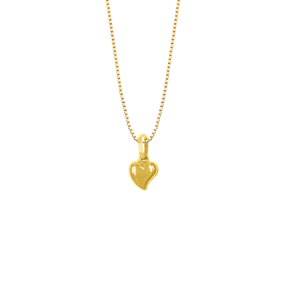 Collar Corazón Esencia Oro 18K