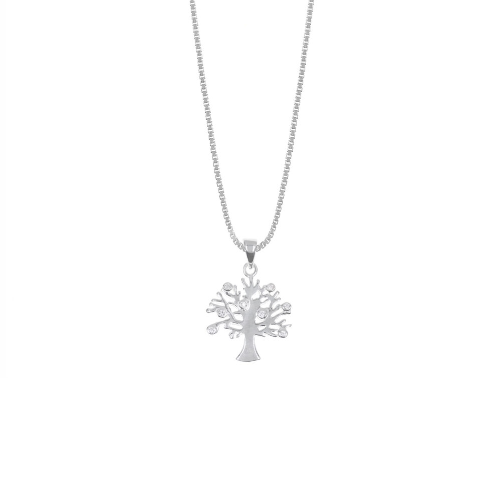 Collar Arbol de la Vida y de la Suerte Plata 925