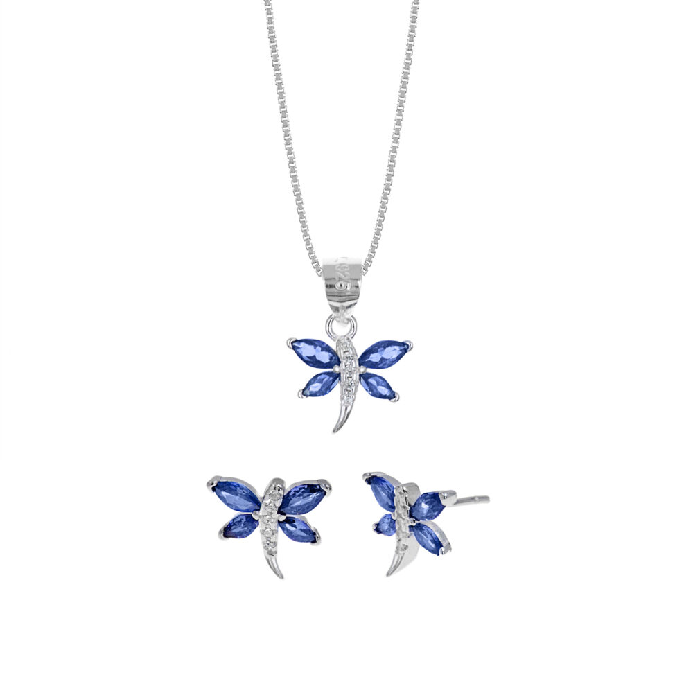 Set Collar y Aretes Esencia Plata 925