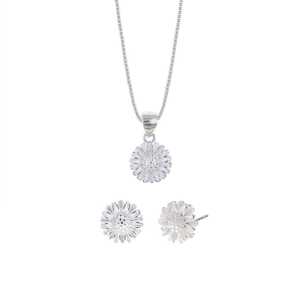 Set Collar y Aretes Fascinación Plata 925