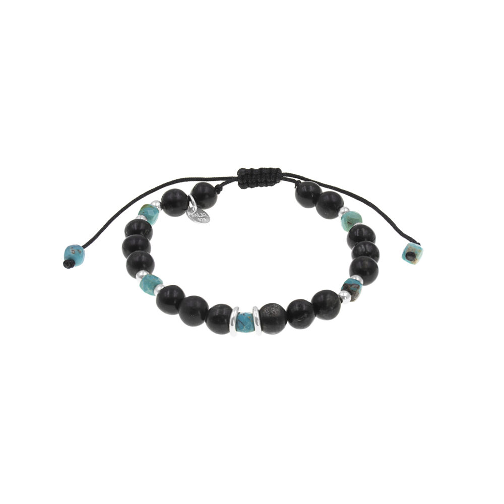 Pulsera Turquesa Green Plata 925 Hombre