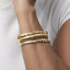 - Bangle Chunky GoldenSilver