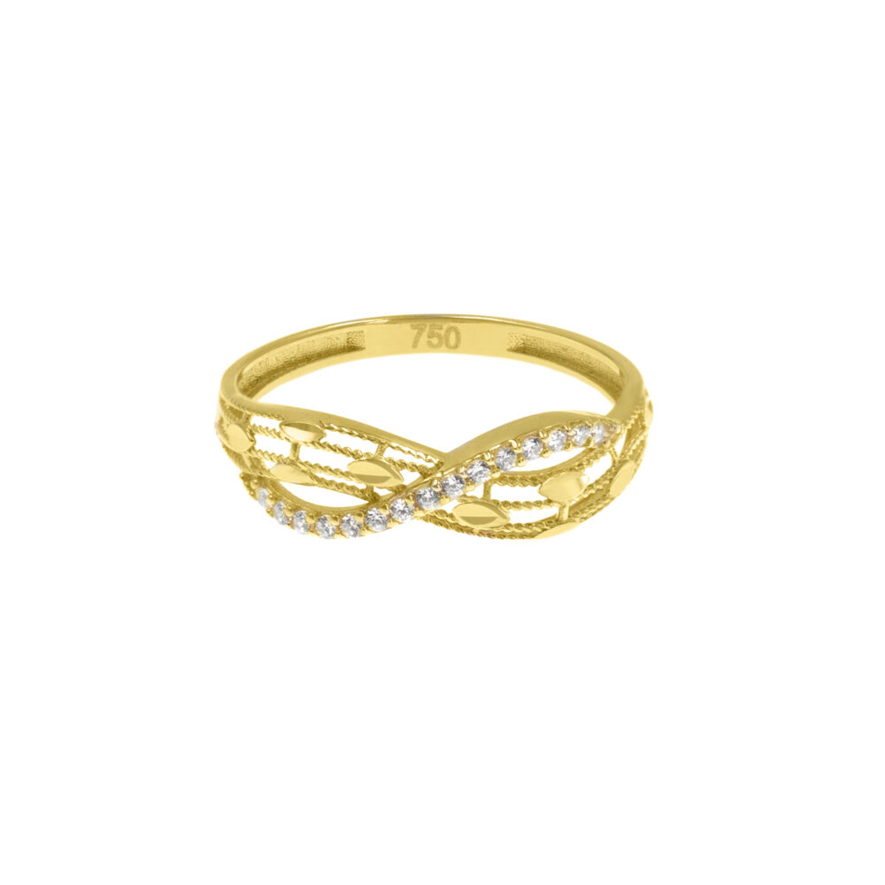 Anillo Entrelazado Lux Oro 18K