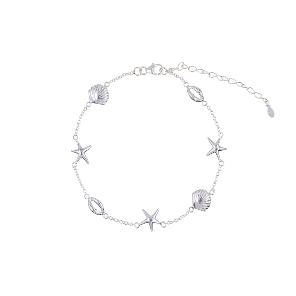 Tobillera Estrella Plata 925
