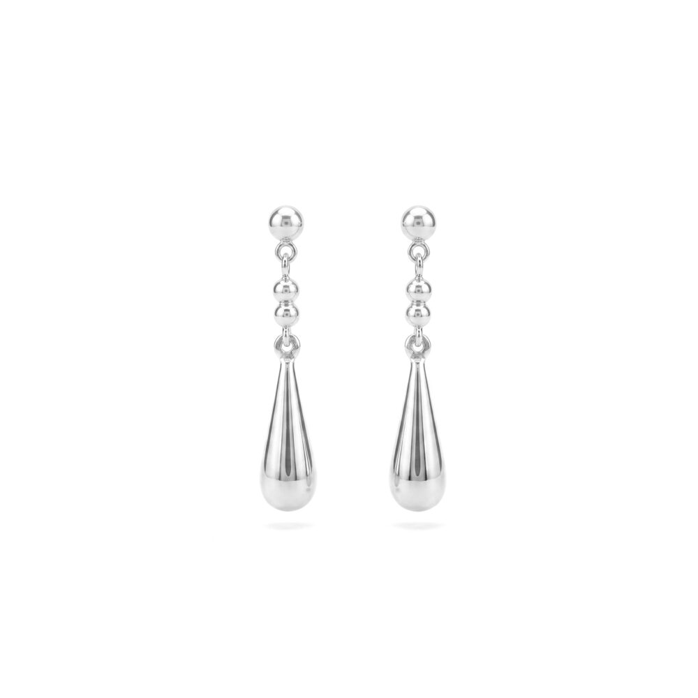 Aretes Gota Drops Plata 925