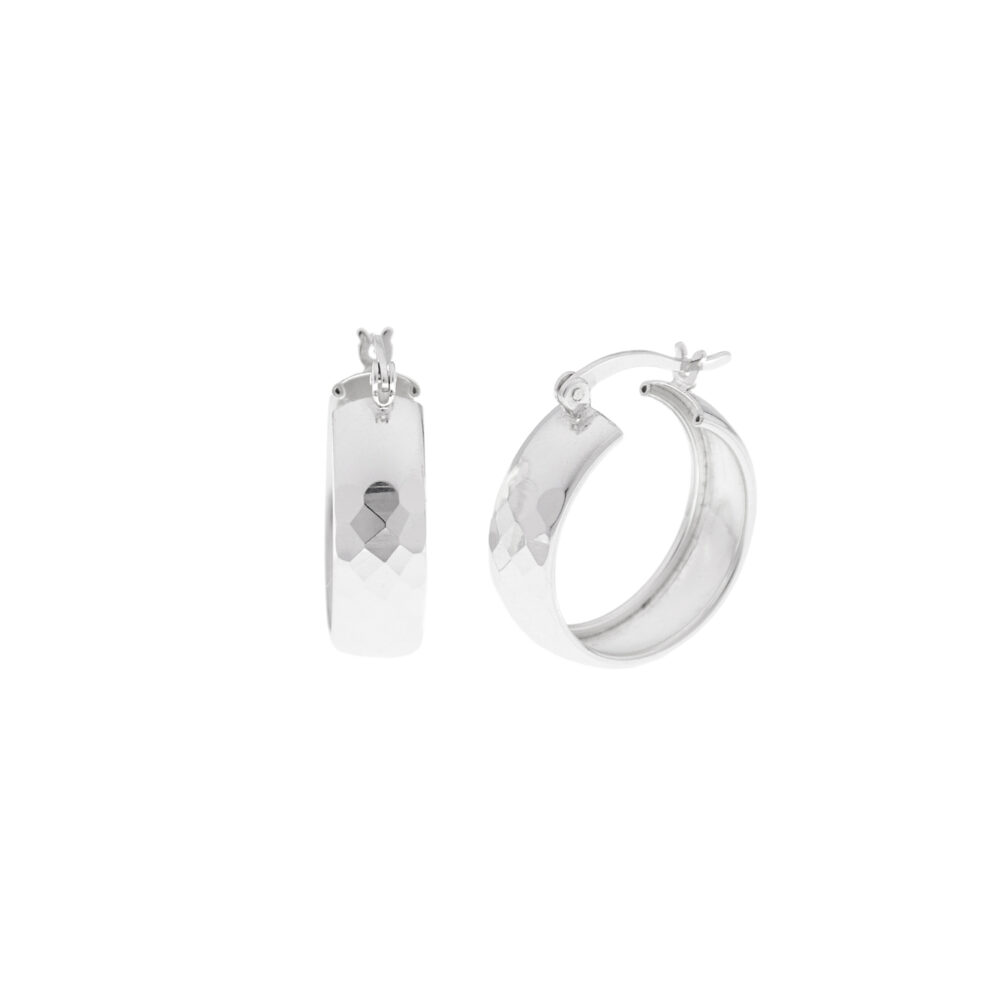 Argollas Diamantada Plata 925