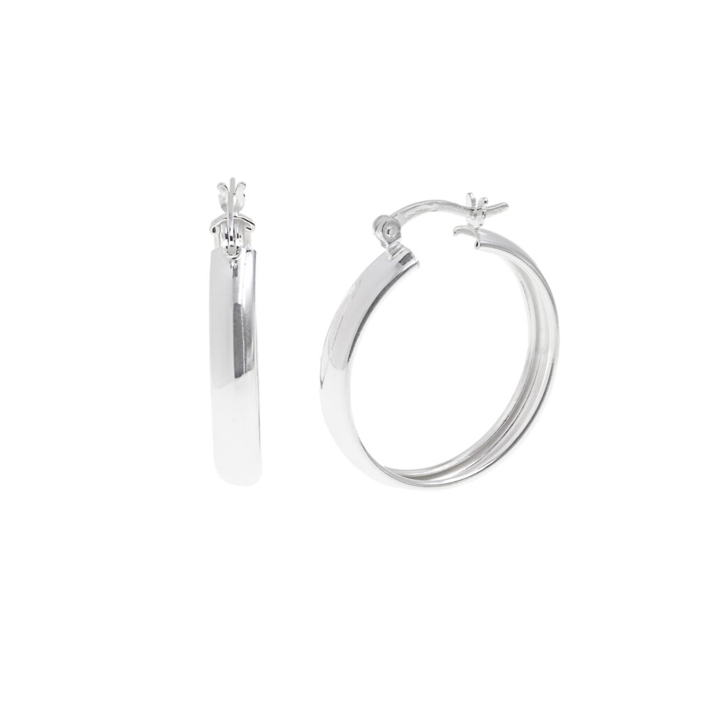 Argollas Casual Plata 925