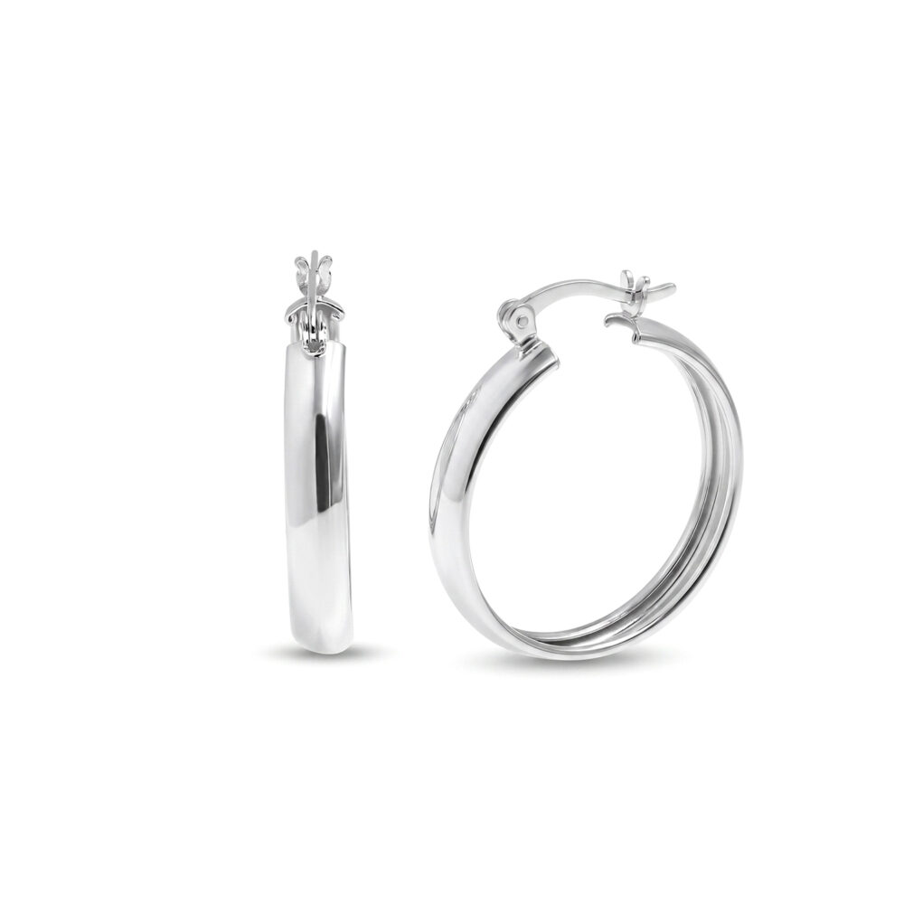 Argollas Casual Plata 925