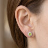 - Aretes Peridoto Plata 925