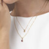 - Collar Rubí Oro 18K & Brillante