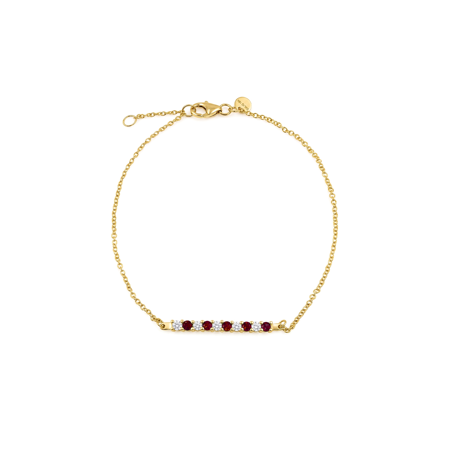 - Pulsera Rubí Oro 18K & Brillante