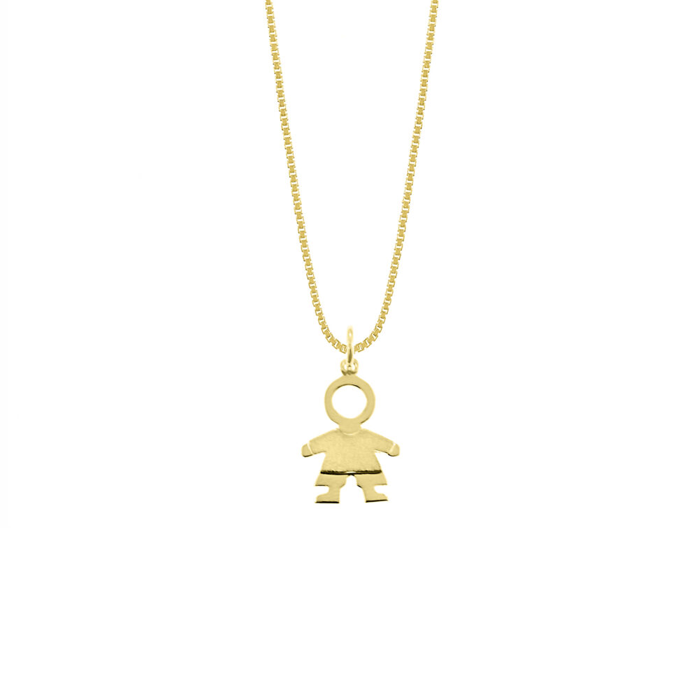 Collar Casual Niño Oro 18K