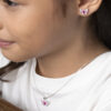 - Set de Collar y Aretes Mariposas Plata 925