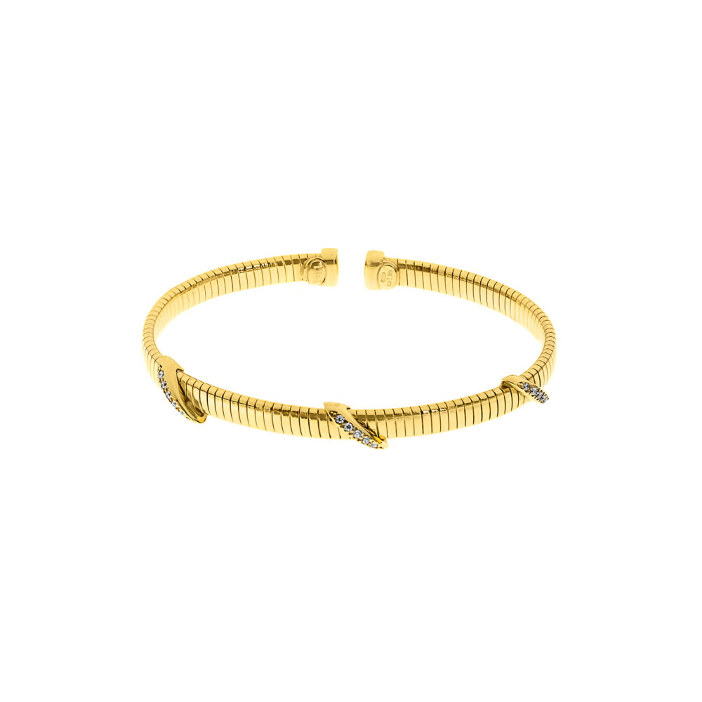 Pulsera Chunky GoldenSilver